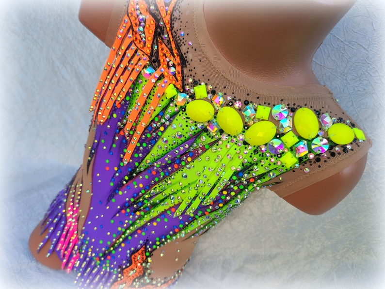 Rhythmic gymnastics leotard  for girls, costume for competition of gymnastics, cheerleading, dance, figure skating dress, leotards to order