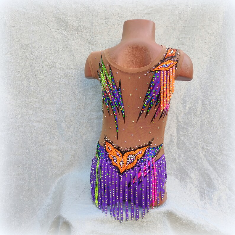 Rhythmic gymnastics leotard  for girls, costume for competition of gymnastics, cheerleading, dance, figure skating dress, leotards to order