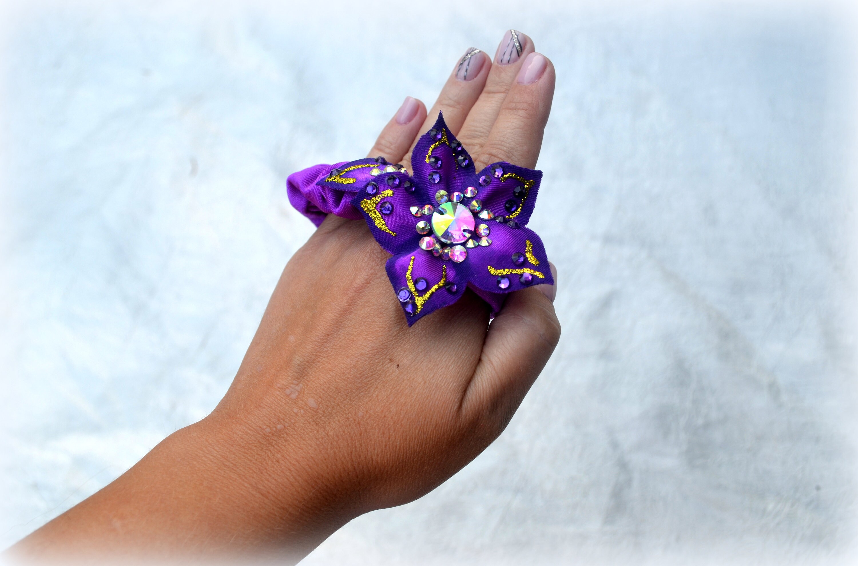 Rhythmic Gymnastics Hair Accessory Scrunchie to Hair Hair Etsy UK