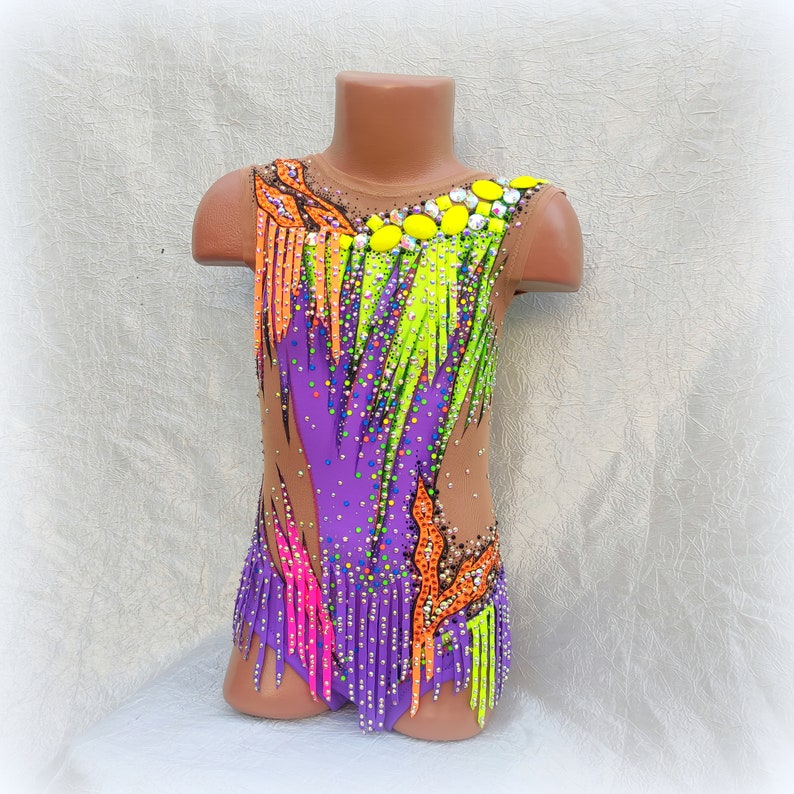 Rhythmic gymnastics leotard  for girls, costume for competition of gymnastics, cheerleading, dance, figure skating dress, leotards to order