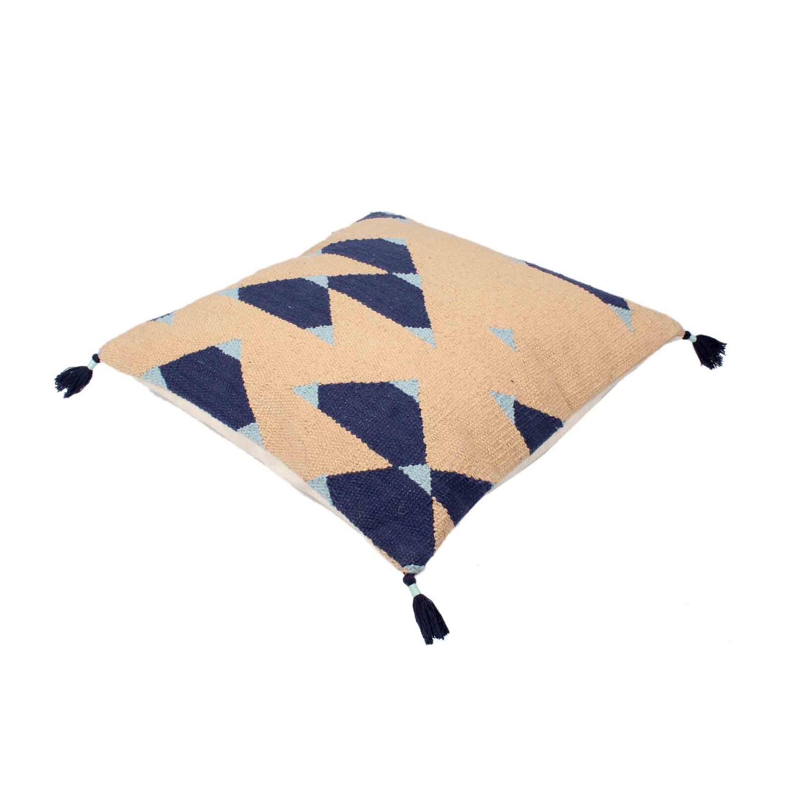 Woven Cotton Rug Cushion Bohemian Morocco texture Cushion Etsy UK