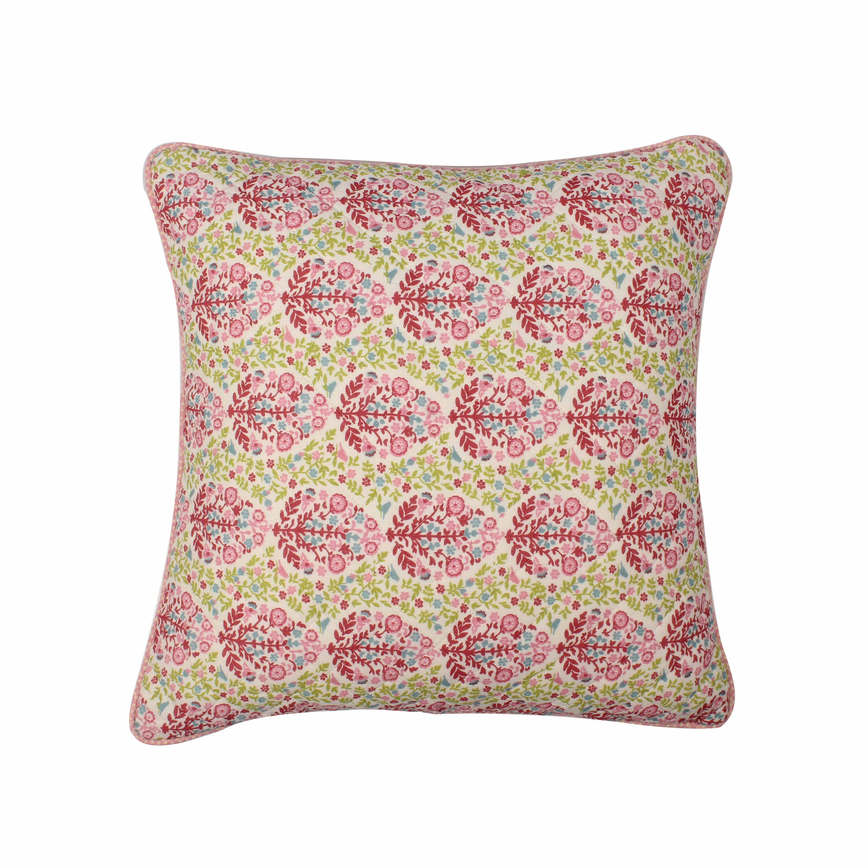 Cotton Quilted Cushion Cover Bohemian Morocco texture Etsy UK