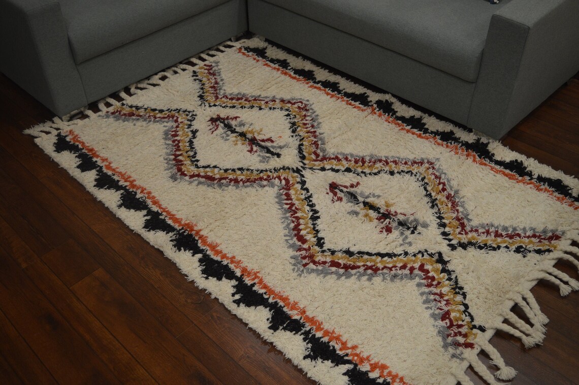 Handmade Wool Rugs handwoven Indian Rugs Boho Rugs Etsy