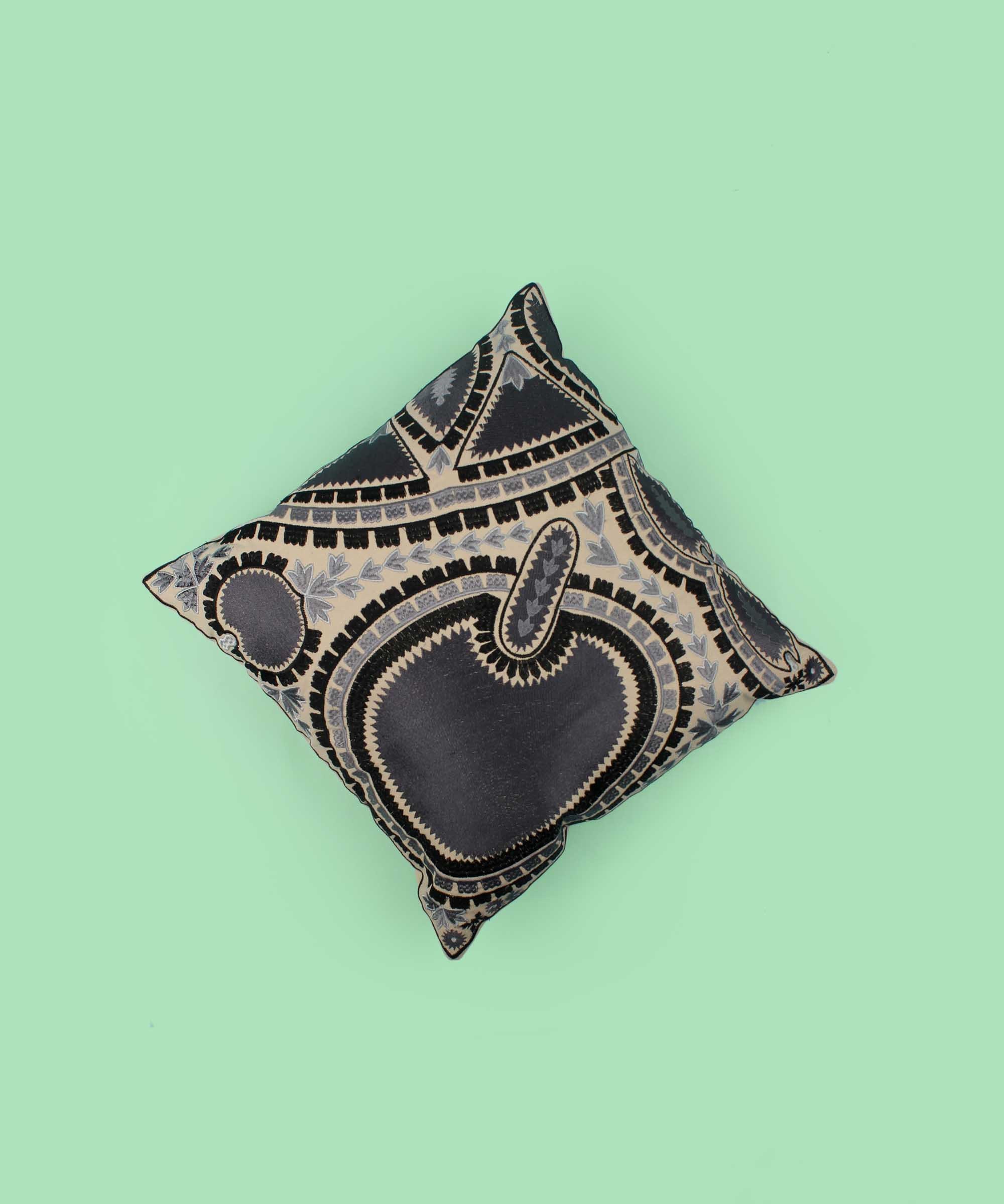 Embroidery Pillow Case cushion Cover Floral Embroidery Etsy UK