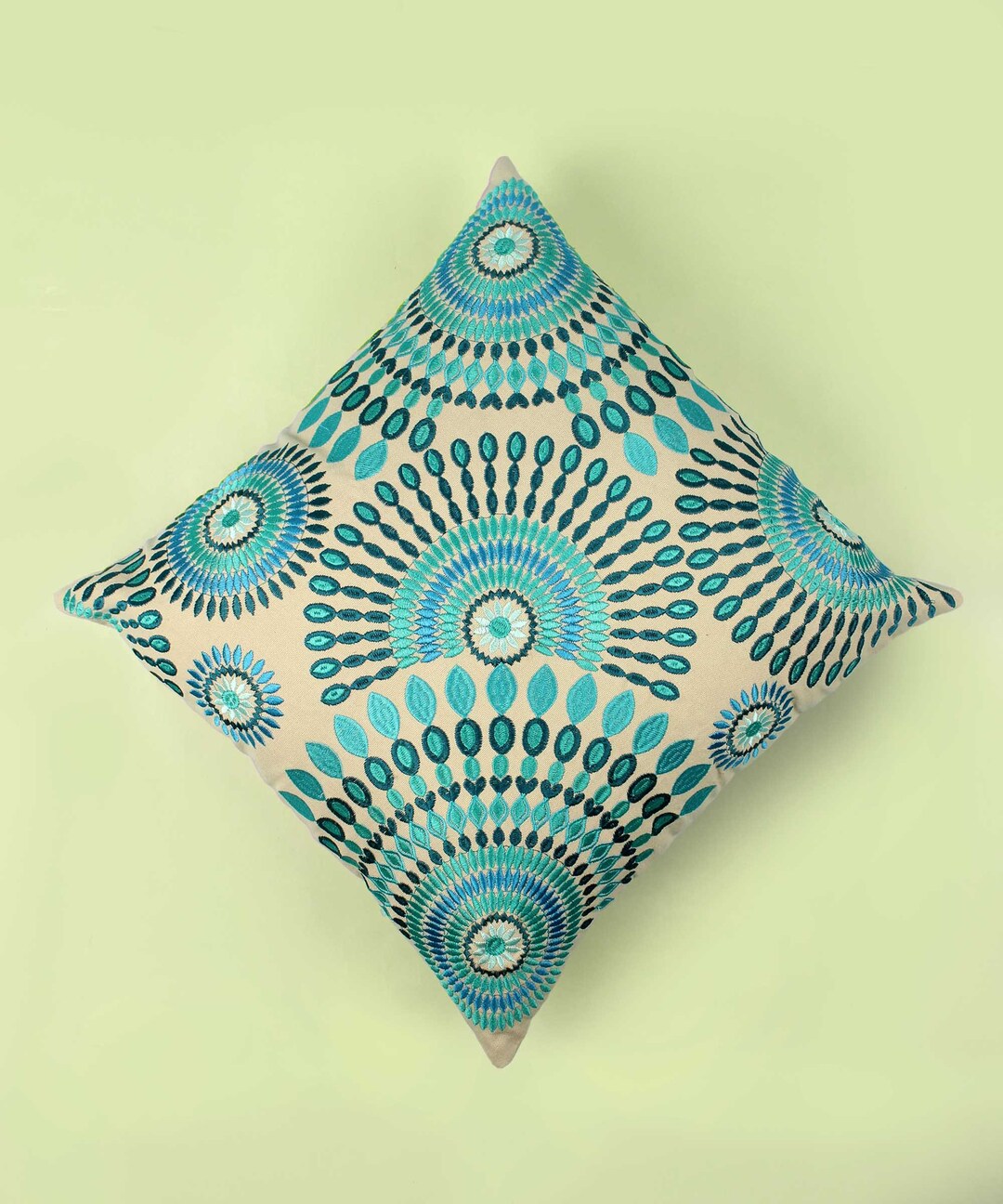 Embroidery Pillow Case cushion Cover Floral Embroidery Etsy UK