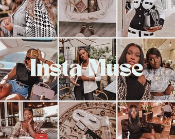 3 Brown Aesthetic Lightroom Presets, Melanin Influencer Presets, Minimal Instagram Filter, Brown Girl Era Preset, Influencer Blogger Presets