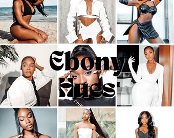 3 Melanin Aesthetic Lightroom Presets| Dark Skin Influencer Presets, Minimal Instagram Filter, Brown Girl Era Preset, Influencer Presets