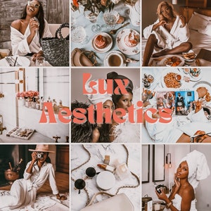 3 Black Girl Magic Selfie Presets | Melanin Presets, Aesthetic Instagram Preset, Brown Skin Era Presets, Brown Skin Influencer Blogger Preset