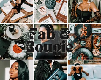 3 Melanin Aesthetic Presets| Dark Blogger Preset, Melanin Skin Preset, Instagram Influencer Blogger Preset, Dark Skin Lightroom Preset