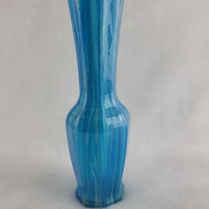 Glass Bud Vase Painted with Acrylic Paint