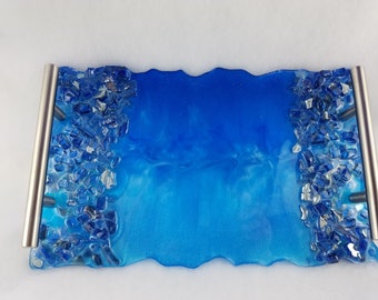 Geode Shaped Decorative Platter
