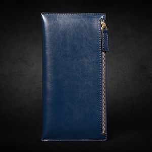 Cartera triple personalizada para mujer, cartera de tarjeta de crédito de viaje, regalo de jefa, cartera con cremallera, regalo de despedida de soltera, regalo de cumpleaños número 30