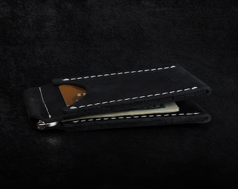 Monogrammed Brutal Money Clip Set - best Men Gift set box for mens, dad, birthday, Personalized and Magnetic Money Clip