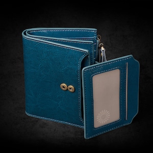 Cartera de cuero para tarjetas de crédito para mujer, cartera minimalista de viaje, cartera con tarjetero triple, regalo de despedida de soltera, regalo de mamá, regalo de despedida de soltera