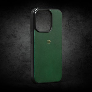 Läderfodral för iPhone X, XS, XR, 11 Pro Max, 12 Pro Max, 13 Pro Max, 14 Pro Max, iPhone SE-skal, estetiskt telefonskal, anpassat iPhone-skal Green
