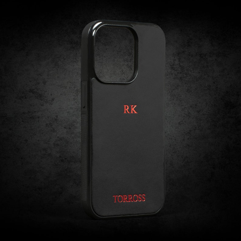 Läderfodral för iPhone X, XS, XR, 11 Pro Max, 12 Pro Max, 13 Pro Max, 14 Pro Max, iPhone SE-skal, estetiskt telefonskal, anpassat iPhone-skal Black