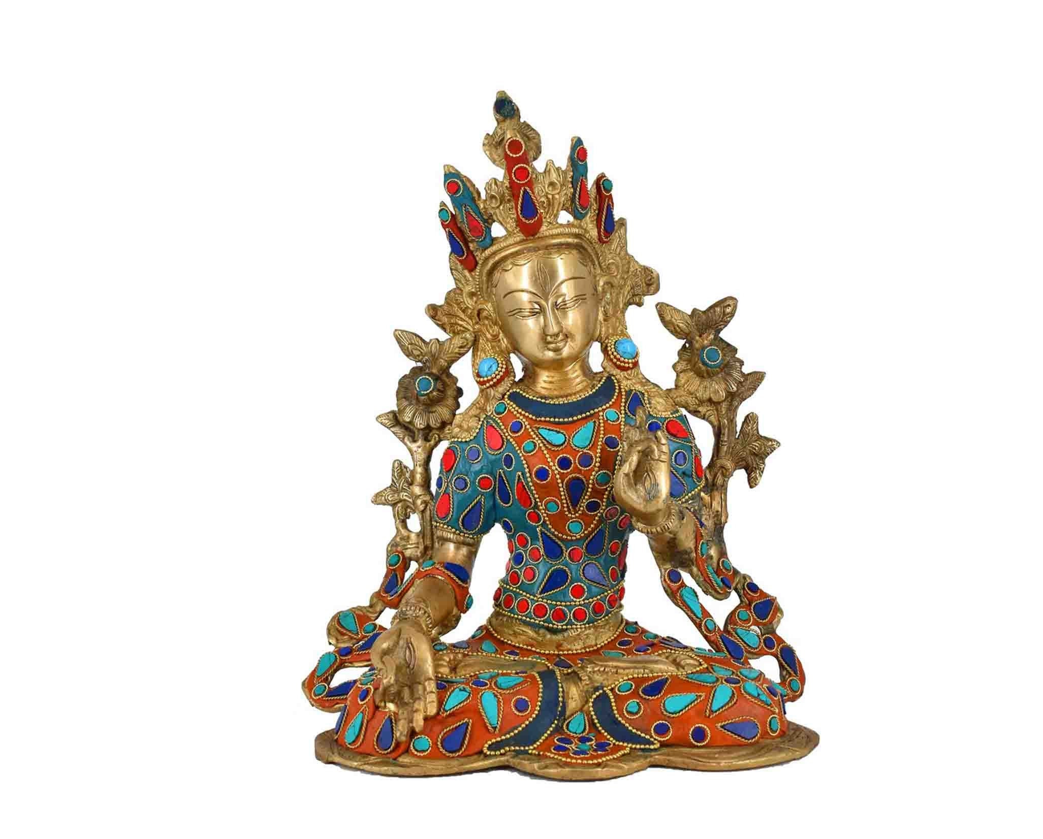 Tara Buddha Statue Blessing Murti for Home Decor Entrance Office Table
