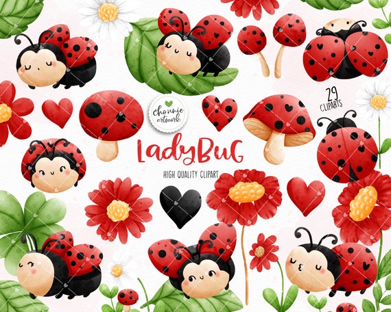 Cute Ladybug Clip Art