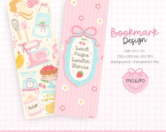 Bakkerijbladwijzer, Baker bladwijzers, kawaiiness bladwijzer, cadeau bladwijzer, bladwijzer esthetiek, leuke girly bladwijzer, leuk bladwijzer cadeau