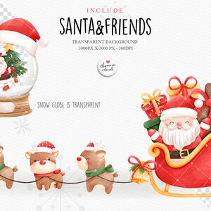 Christmas Clipart, Santa Claus Clipart, Christmas Santa PNG, Santa Clipart, Christmas Clipart image 8