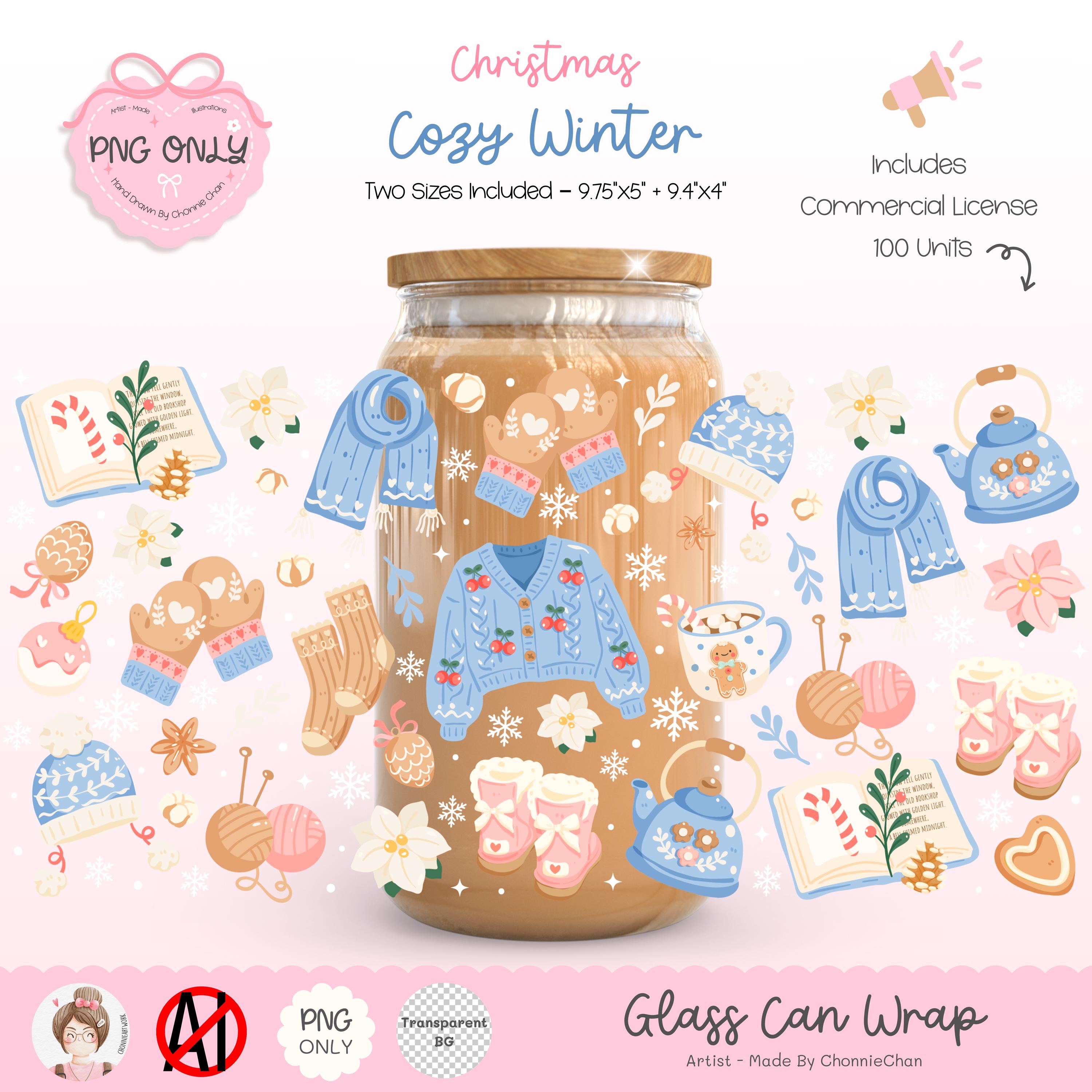 Set De 6 Dijes Festivos Para Copa De Vino - Regalo De Navidad, Secret Santa, Caja Incluida