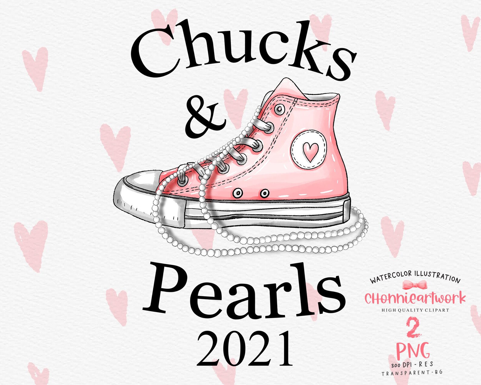 Chucks And Pearls Sublimation Chucks & Pearls Clipart 2021 Etsy