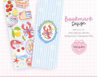 Sardine Bookmarks, Italian Summer Bookmark, Summer Read Bookmark, Summer Bookmarks, Bookmark Aesthetics, Sardin Art, Sardine Lovers