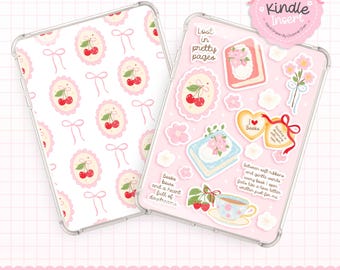 Flower Kindle Inserts, Bookish Kindle Case Insert, Kindle Case Inserts, Bookish Kindle Insert, Kindle Sticker Inserts, Cute Kindle Inserts