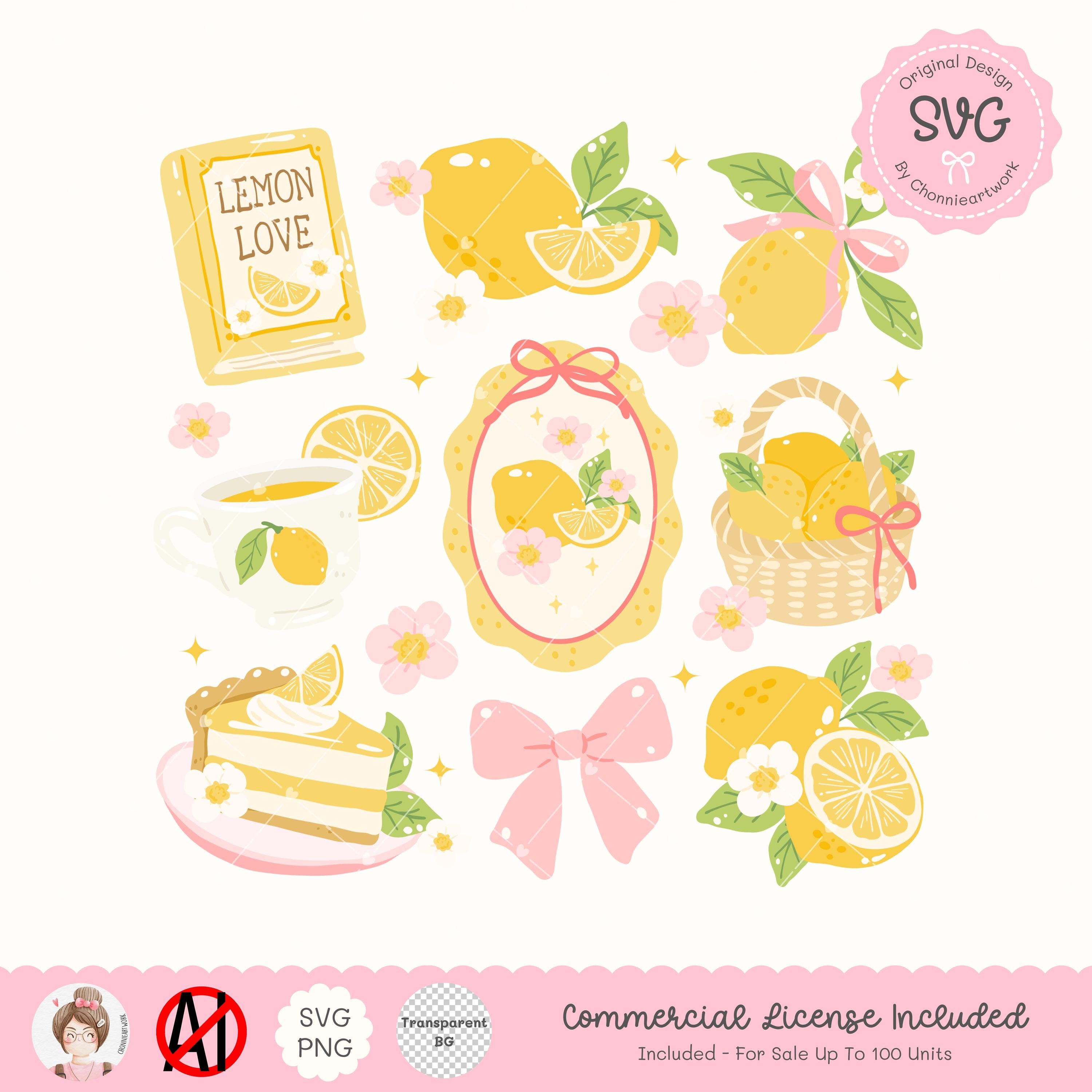 Lemon Clipart, Italian Lemon Clipart, Vintage Lemon, Summer Aesthetic, Citrus Clipart, Mediterranean Lemons, Lemon Fruitful, Lemon Shirt