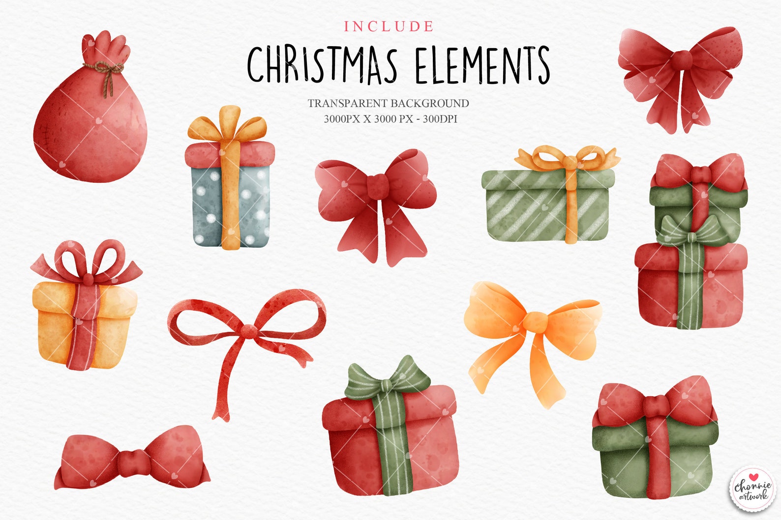 Christmas Santa and Friends Clipart Christmas Clipart - Etsy