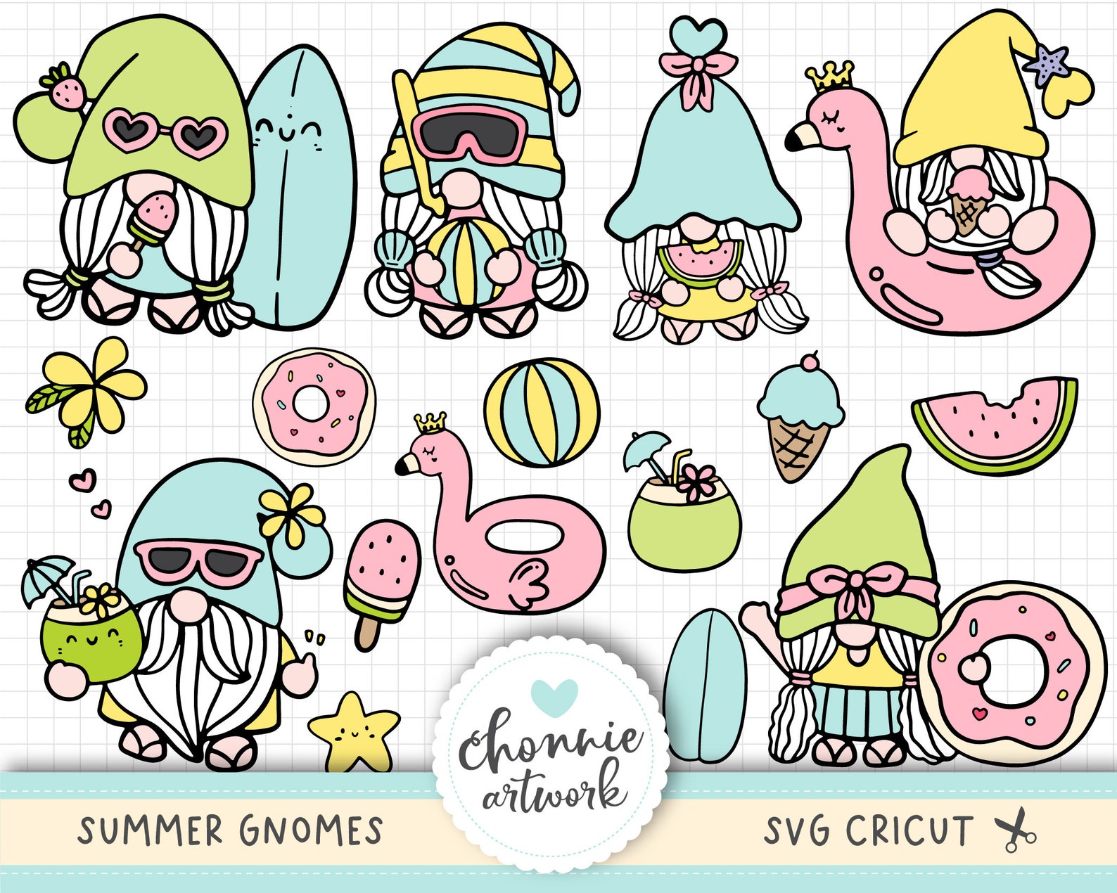Download Summer Gnomes SVG Summer Gnomes SVG Bundle Gnomes SVG | Etsy