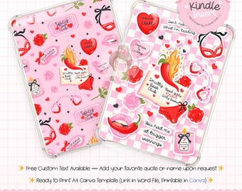 Smutty Kindle Insert, Smutty Kindle Case Insert, Kindle Insert Smut, Booktok Kindle Insert, Kindle Insert Booktok,Bookish Kindle Case Insert