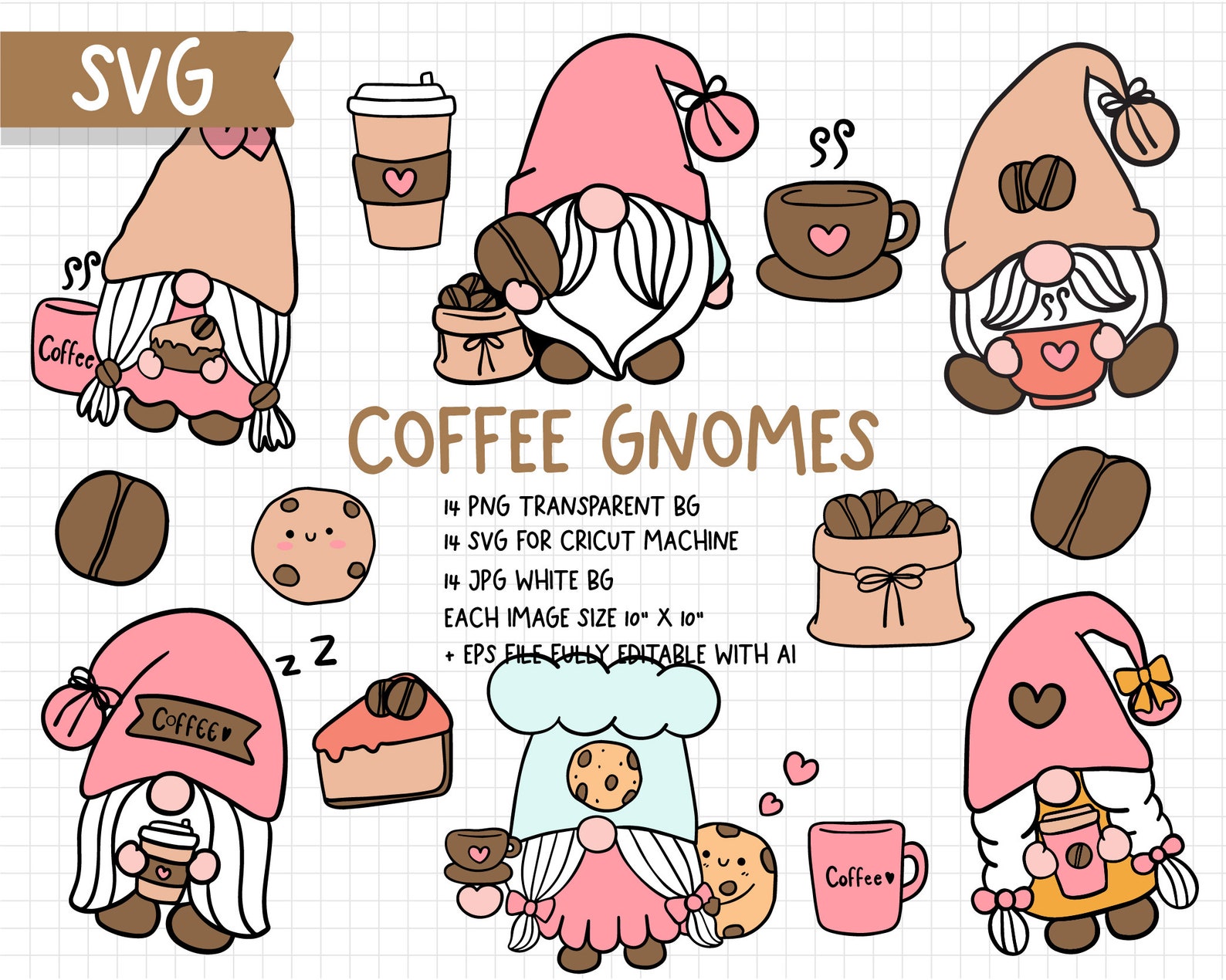Free Free 238 Coffee Gnome Svg SVG PNG EPS DXF File