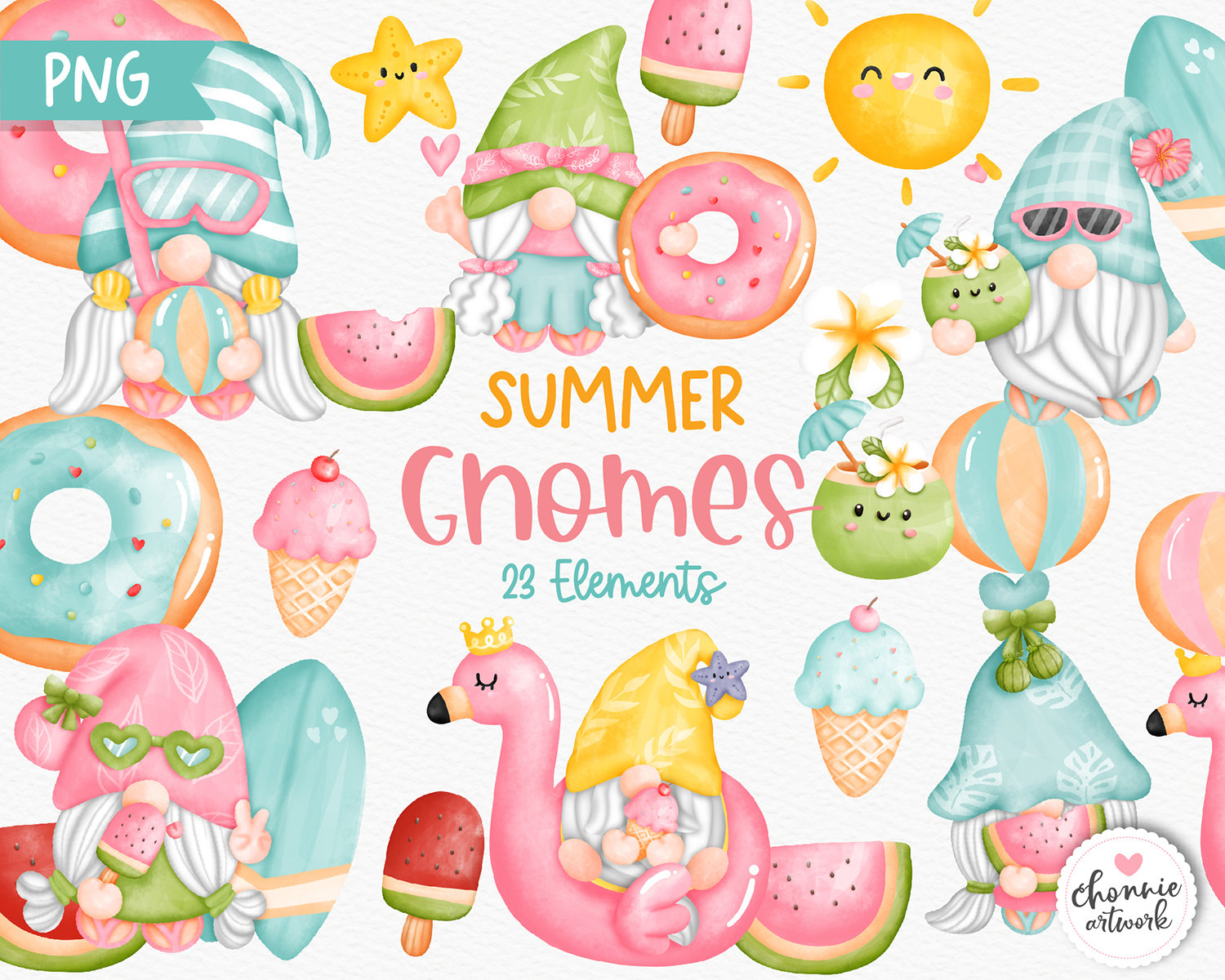 Gnome Clipart Bundle, Holiday Gnome Clipart, Gnome Clipart, Gnome ...
