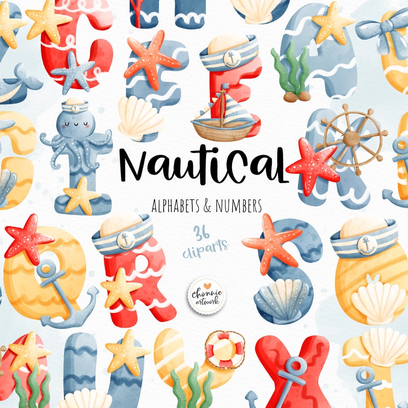 Nautical Alphabet - Etsy