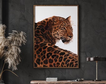 Luxury Cheetah Art Print | Fashion Animal Wall Decor