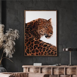 Luxury Cheetah Wall Art Print | Animal Fashion Art Print