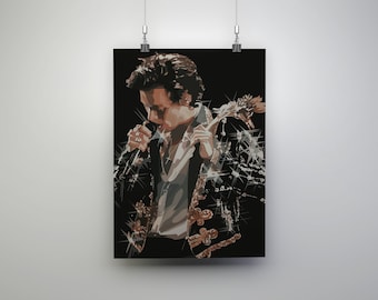 Harry Styles Concert Digitale Kunst Poster Print