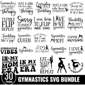 Pakiet SVG Gimnastyki, Koszulka gimnastyczka Svg, Gimnastyczka Png, Gimnastyka Cricut, Gimnastyka Png, Dziewczyna gimnastyczna Svg, Gimnastyka Svg