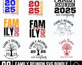 Family Reunion 2025 SVG Bundle, Tree of Life Svg, Family Tree Svg Designs, Family Reunion svg, Family Svg, Family Reunion Shirts,Cricut