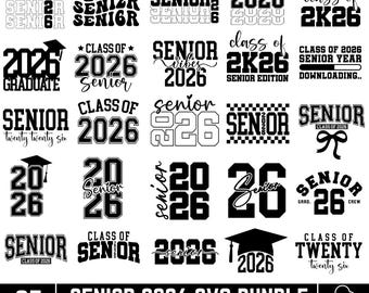 Senior 2026 svg,Senior svg,2026 senior svg,high school svg,Graduation 2026 svg, Senior Coquette Bow svg,Senior Mom,Cricut cut files