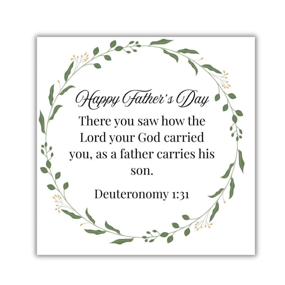 Father's Day Bible Verse Cards,scripture Cards,christian Father's Day ...
