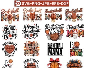 Basketball Mom PNG Bundle, Game Day Vibes Svg,Basketball Shirt png , Basketball Mama png, Basketball png, Sports Mom png, Sport Sublimation