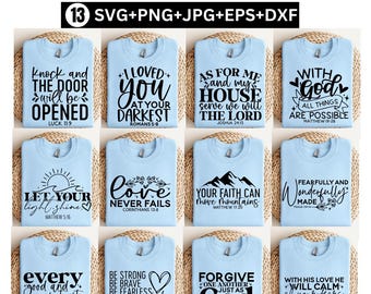 Christian Bundle SVG, God svg, Jesus svg, Bible Verse Bundle, Religious SVG, Blessed svg, Scripture Bundle, Religious svg, Faith svg