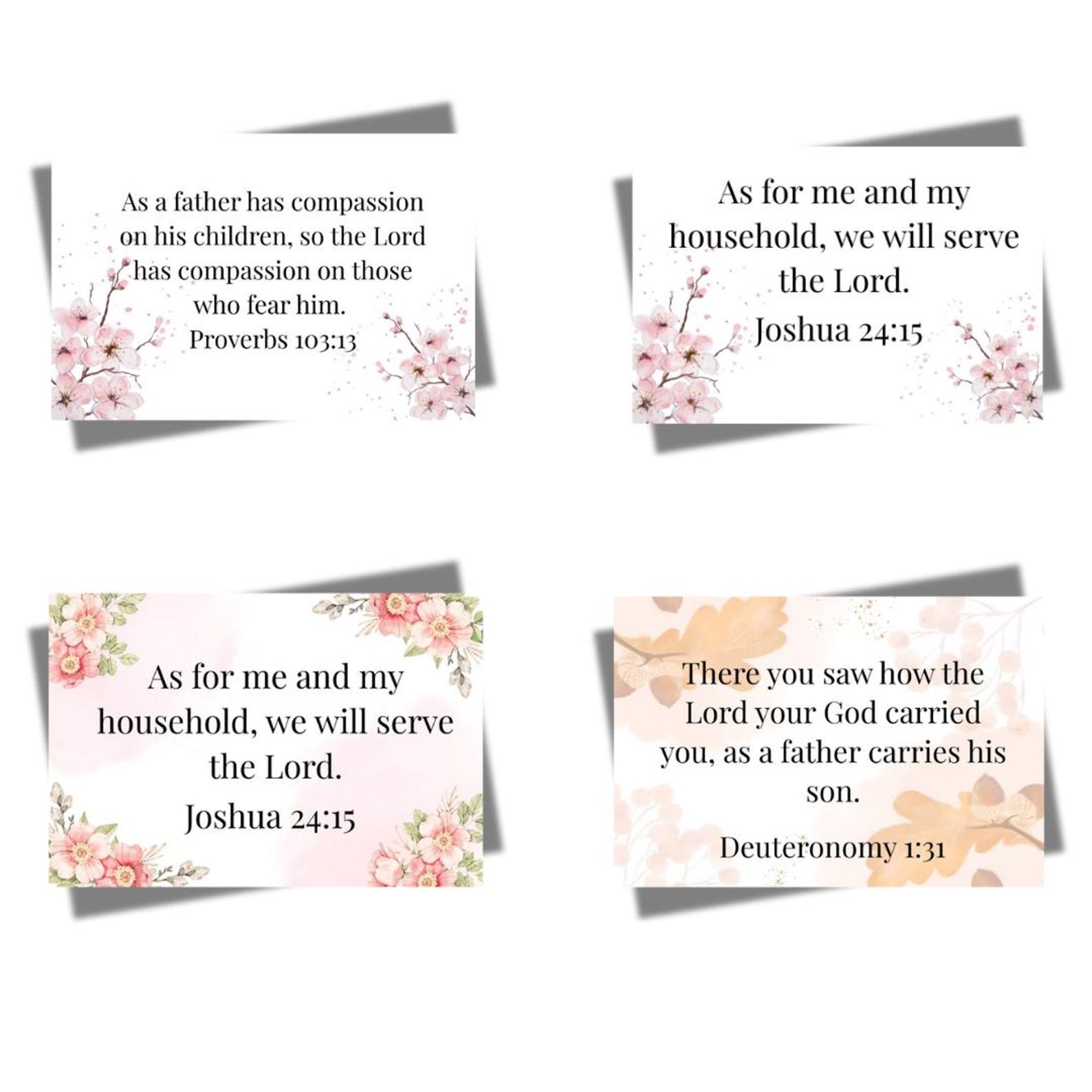 Father's Day Bible Verses Card, Printable Father's Day Scripture Cards ...