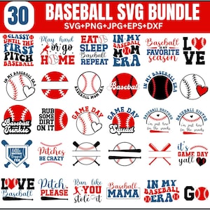 Pacote de beisebol Svg, camisas de times de beisebol svg, mãe de beisebol svg, beisebol svg, monograma de beisebol svg, pontos de beisebol svg, jogador de beisebol