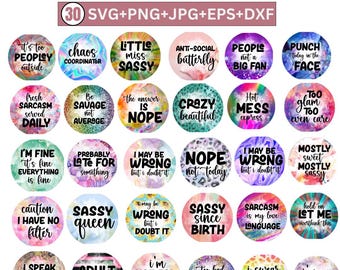 Sarcastic car coaster bundle png, Sarcastic car coaster png, Sarcastic quotes png, sublimation design download, Sarcastic Keychain PNG