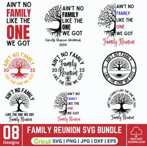 Aint No Family Like The One I Got Svg, Family Love Tree, gepersonaliseerde stambomen, familie samen, familiereünie Shirts, stamboom SVG