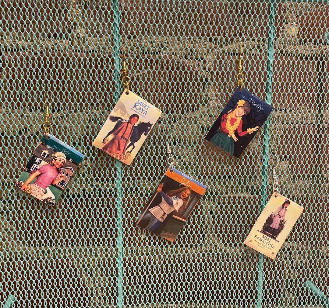 AG Doll Book Earrings - Etsy