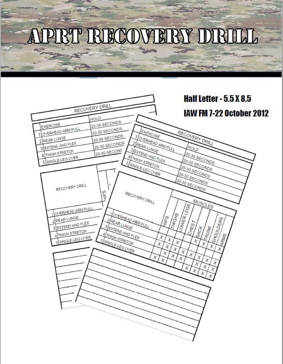 APRT Recovery Drill Template Etsy aprt-recovery-drill-template-etsy